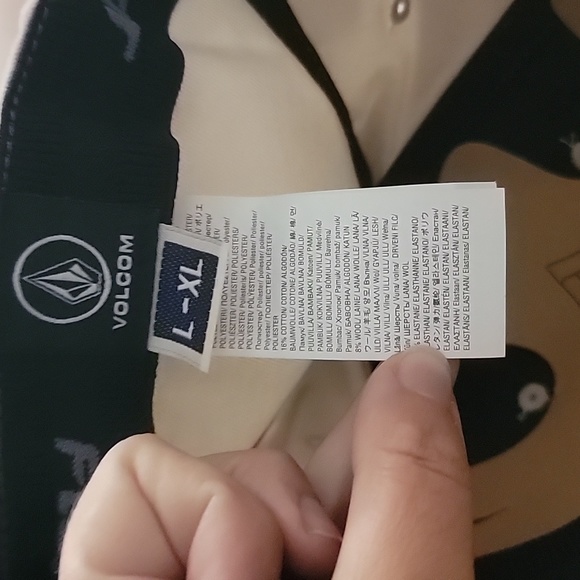 Volcom Full Stone Heather Flexfit Hat - Cherry Wood - Picture 6 of 7